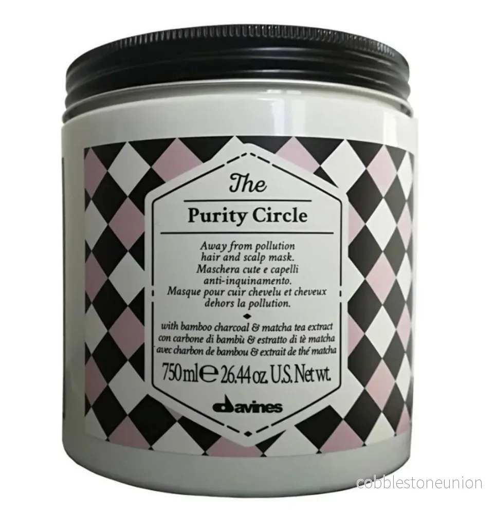 Davines, The Purity Circle, Hårbottenbehandlingskrämmask, Detox, 750 ml Davines, The Purity Circle, Hårbottenbehandlingskrämmask, Detox, 750 ml