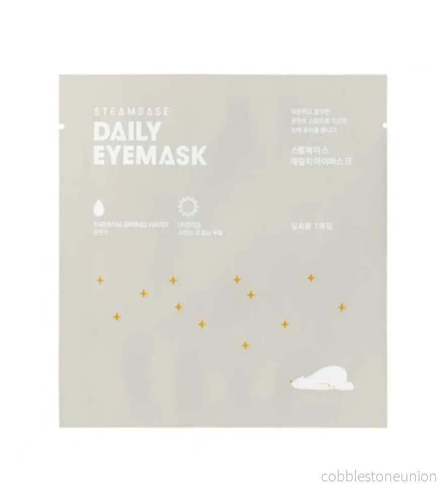 SteamBase, Untitle, Soothing & Relaxing, Veckovis eller vid behov, Ögonmask i ark, 1 st SteamBase, Untitle, Soothing & Relaxing, Veckovis eller vid behov, Ögonmask i ark, 1 st