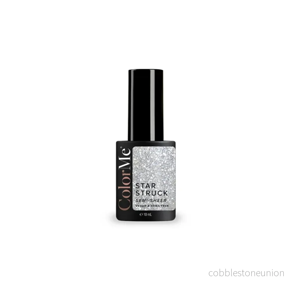 ColorMe Cosmetics, Starstruck, Gel, Semi-permanent nagellack, Genomskinlig, 10 ml ColorMe Cosmetics, Starstruck, Gel, Semi-permanent nagellack, Genomskinlig, 10 ml