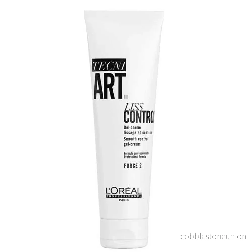 L’Oréal Professionnel, Tecni.Art Liss Control, Hårstylinggel, Anti-frizz, Lätt stadga, 150 ml L’Oréal Professionnel, Tecni.Art Liss Control, Hårstylinggel, Anti-frizz, Lätt stadga, 150 ml