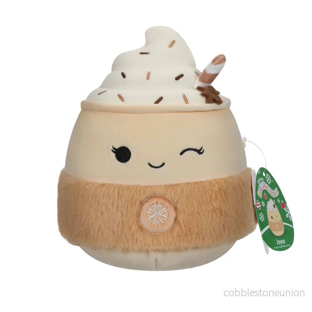 Squishmallows 19 Cm Christmas Joyce Eggnog W. Whipped Cream Squishmallows 19 Cm Christmas Joyce Eggnog W. Whipped Cream