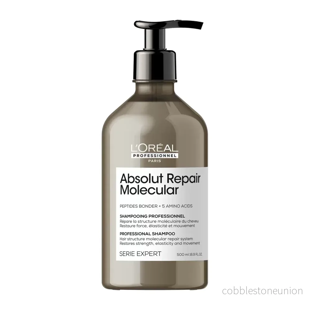 L’Oréal Professionnel, Serie Expert Absolut Repair Molecular, Shampoo, Reparation, 500 ml L’Oréal Professionnel, Serie Expert Absolut Repair Molecular, Shampoo, Reparation, 500 ml