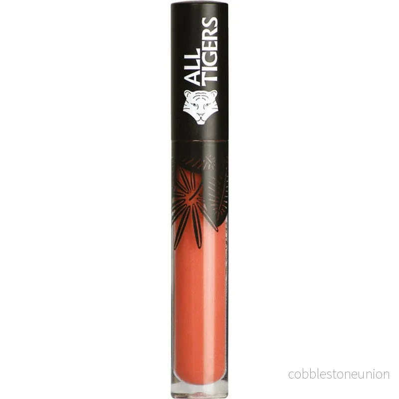 All Tigers, Natural & Vegan, Naturlig, Matt, Läppglans, 682, Våga stå, 8 ml All Tigers, Natural & Vegan, Naturlig, Matt, Läppglans, 682, Våga stå, 8 ml