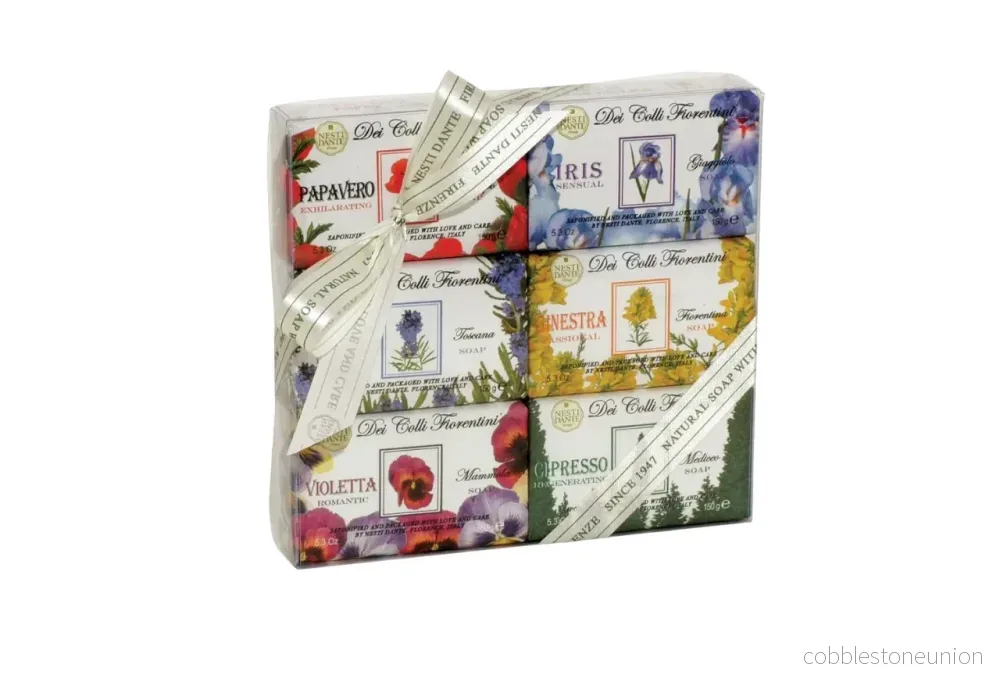 Set, Nesti Dante, Dei Colli Fiorentini, Soap Bar, 6 Count, 150g