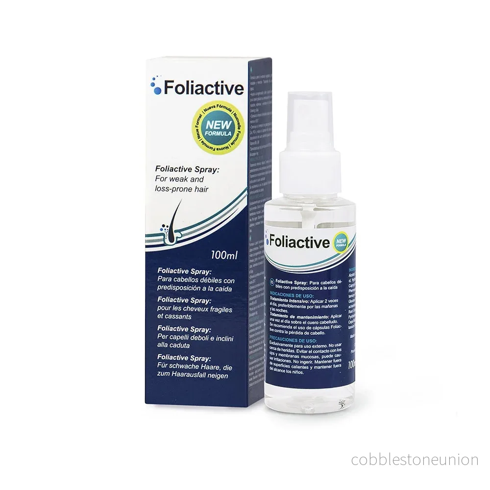 500 Cosmetics, Foliactive, Hair Loss Treatment Spray, 100 ml 500 Cosmetics, Foliactive, Hair Loss Treatment Spray, 100 ml