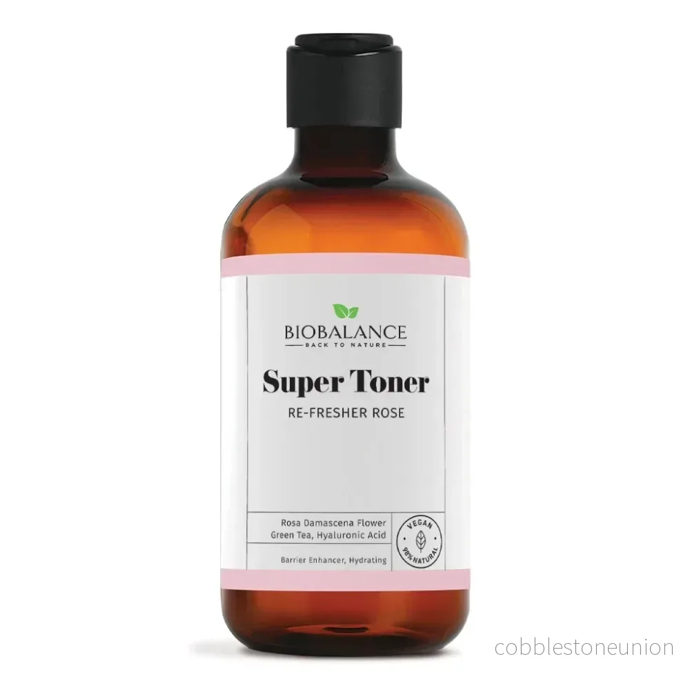 Bio Balance, Super Toner Re-Fresher Rose, Hydrating & Toning, Tonic lotion, För ansiktet, 250 ml