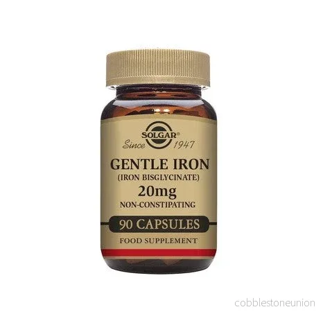 Solgar Gentle Iron 20 mg, 90 kapslar