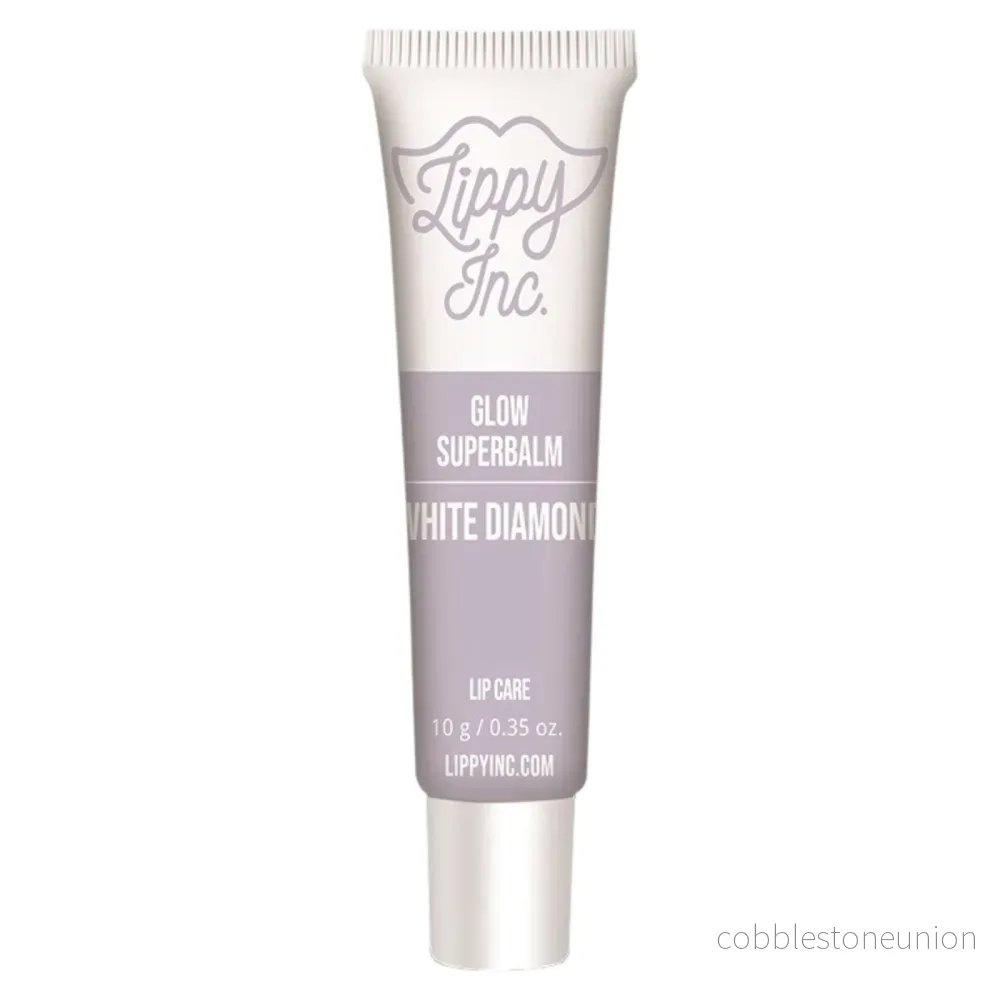 Lippy Inc., Glow Superbalm White Diamond, Blank yta, Läppbalsam, 10 g Lippy Inc., Glow Superbalm White Diamond, Blank yta, Läppbalsam, 10 g