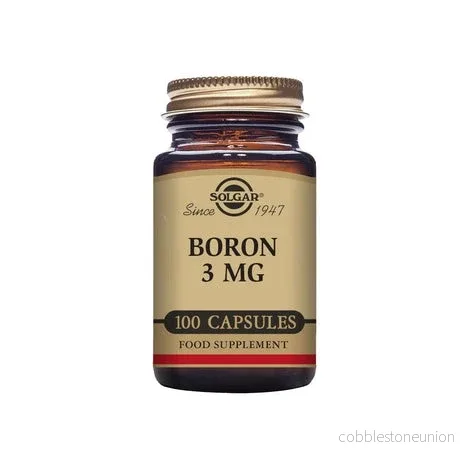 Solgar Boron 3 mg, 100 kapslar Solgar Boron 3 mg, 100 kapslar