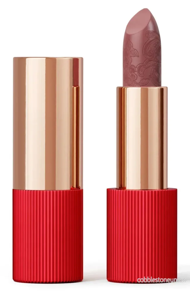 La Perla, Matte Silk, Matt, Krämigt läppstift, 101, Naken röd, 3.5 g