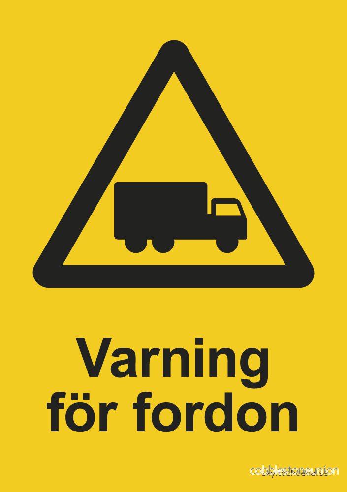 Varning för fordon
