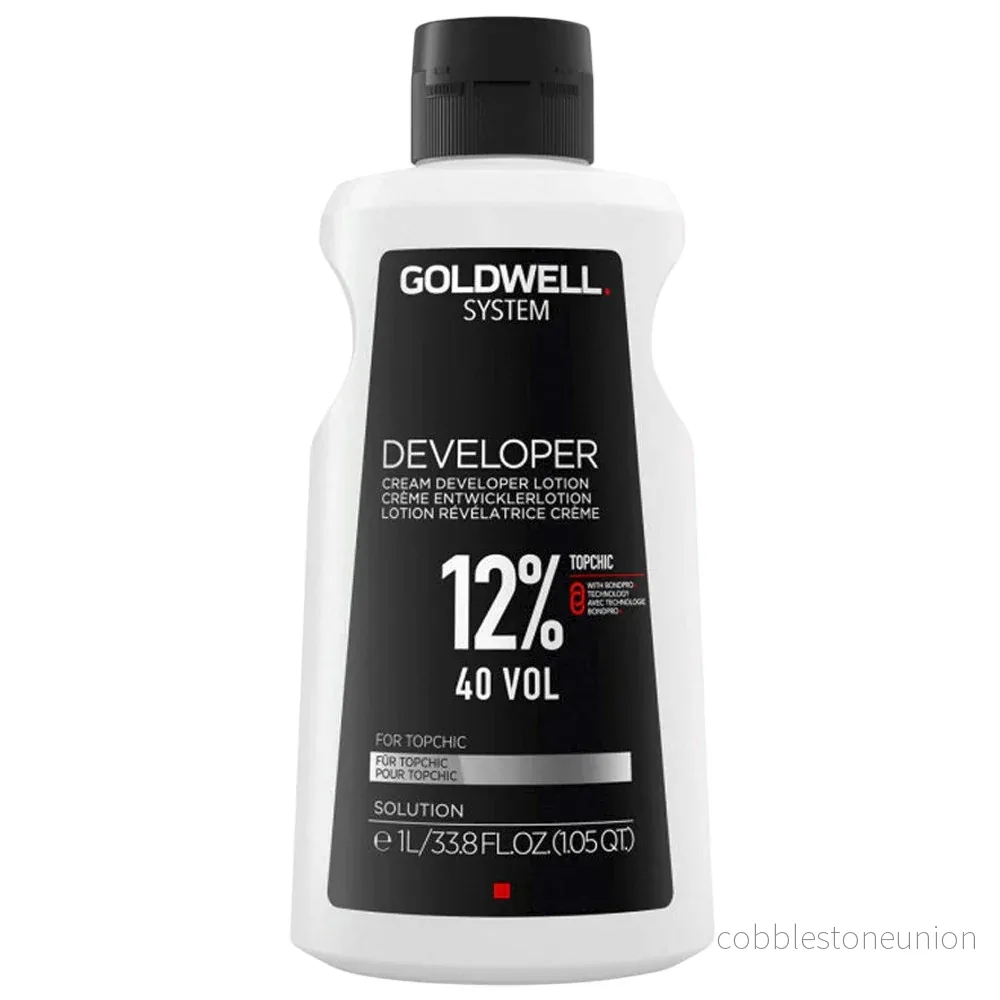 Goldwell, System, Hair Oxidizing Lotion, 12%, 40 vol, 1000 ml Goldwell, System, Hair Oxidizing Lotion, 12%, 40 vol, 1000 ml