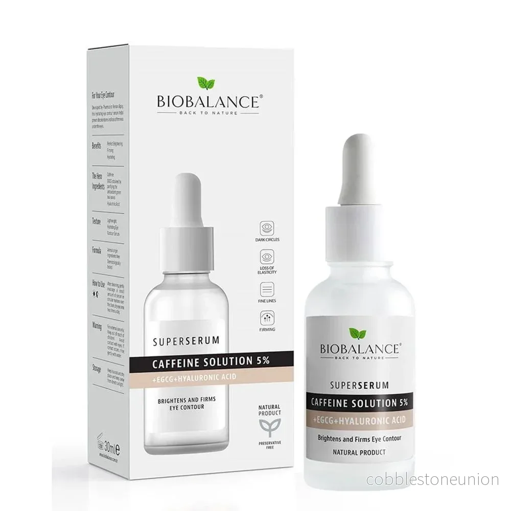 Bio Balance, Caffeine Solution 5%, Hydrating & Firming & Brightening, Dag & Natt, Ögonserum, 30 ml Bio Balance, Caffeine Solution 5%, Hydrating & Firming & Brightening, Dag & Natt, Ögonserum, 30 ml
