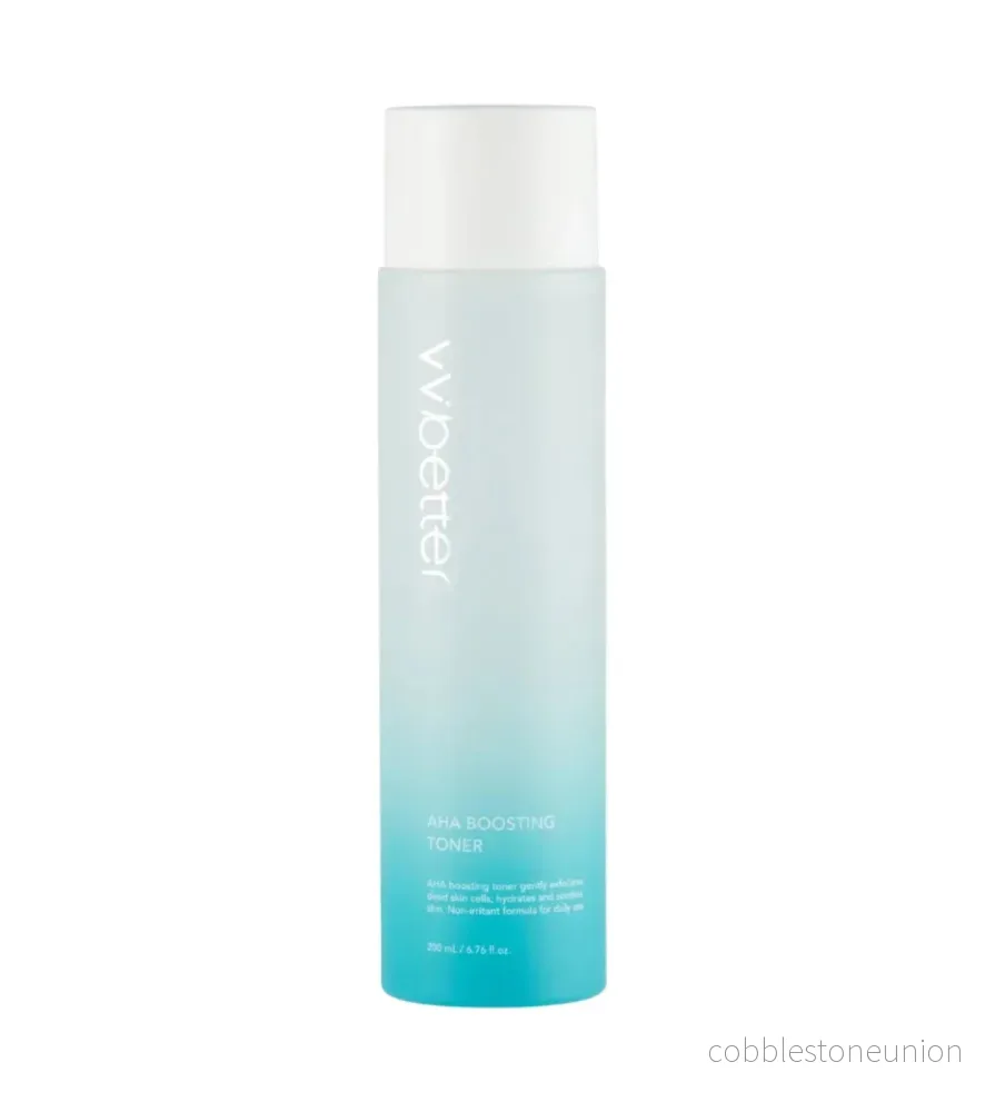 VV Better, AHA Boosting Toner, Hydrating, Exfoliating & Brightening, Tonic lotion, Ansikte, 200 ml VV Better, AHA Boosting Toner, Hydrating, Exfoliating & Brightening, Tonic lotion, Ansikte, 200 ml