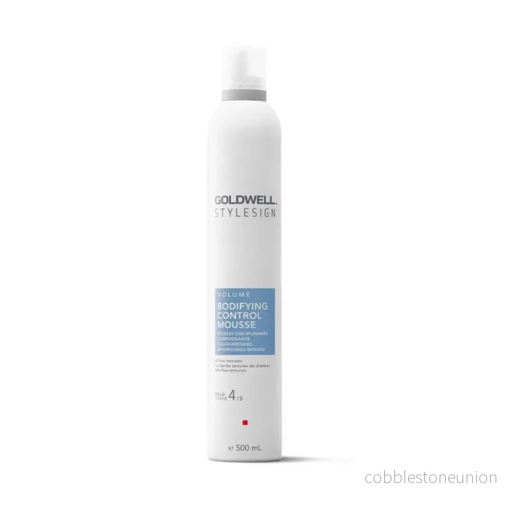 Goldwell, Stylesign Bodifying Control, Hårstylingsmousse, Volymgivande, Holdnivå 4/5, 500 ml