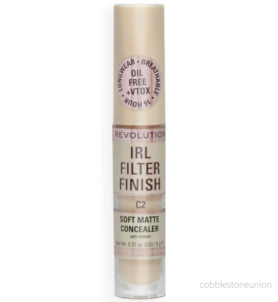 Makeup Revolution, IRL Filter Finish, Cover Dark Spots, Cream Concealer, C2, 6 g