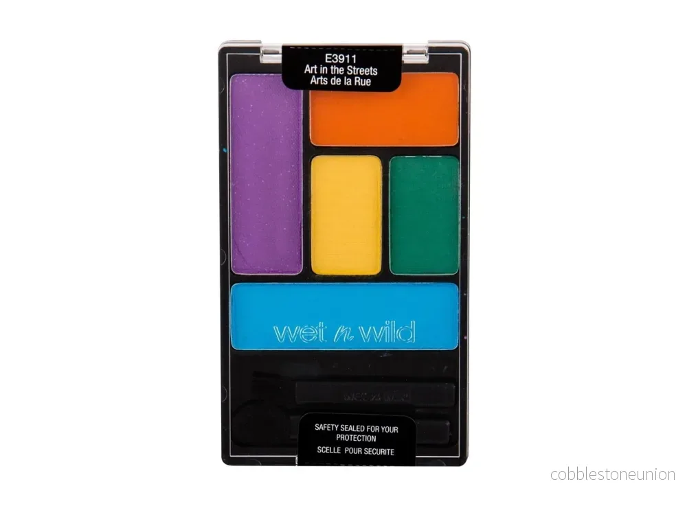 Wet n Wild, Color Icon, Ögonskuggspalett, E3911, Art In The Streets, 5 nyanser, 6 g