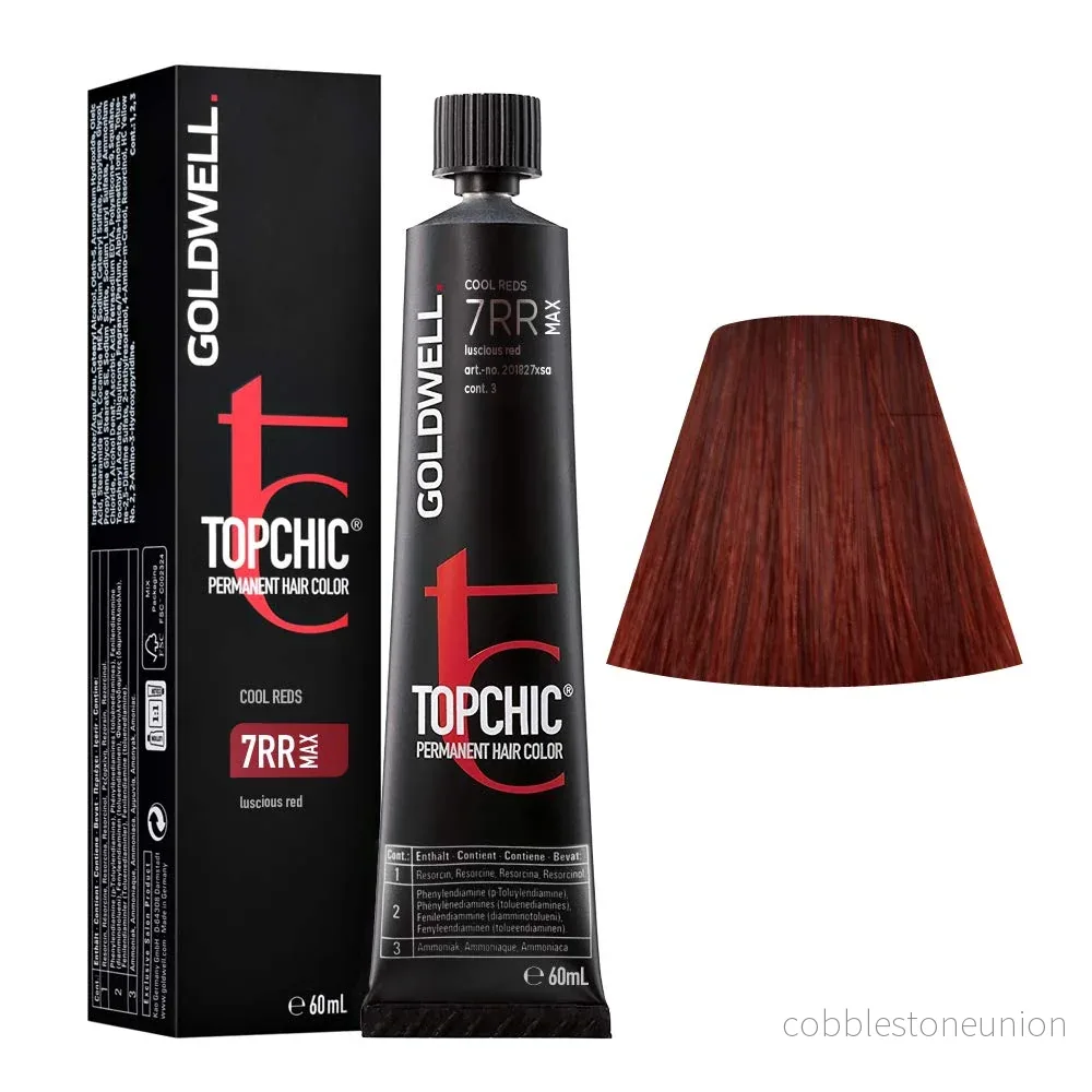 Goldwell, TopChic, Permanent hair color, 7RR Red Passion, 60 ml Goldwell, TopChic, Permanent hair color, 7RR Red Passion, 60 ml