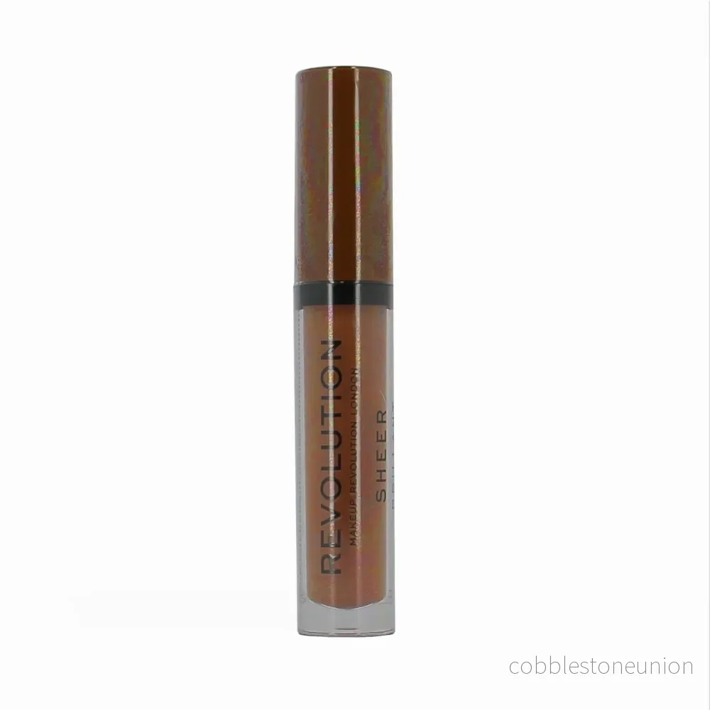 Makeup Revolution, Sheer Brillant, Veganskt, Läppglans, 123, Brunch, 3,5 ml - Bild 3