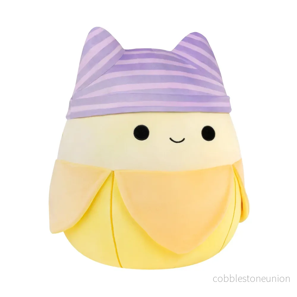 Squishmallow 40 Cm Junie The Banana With Cat Hat