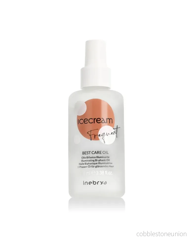 Inebrya, Ice Cream Frequent, Hair Oil Treatment, Frizz Control, 100 ml