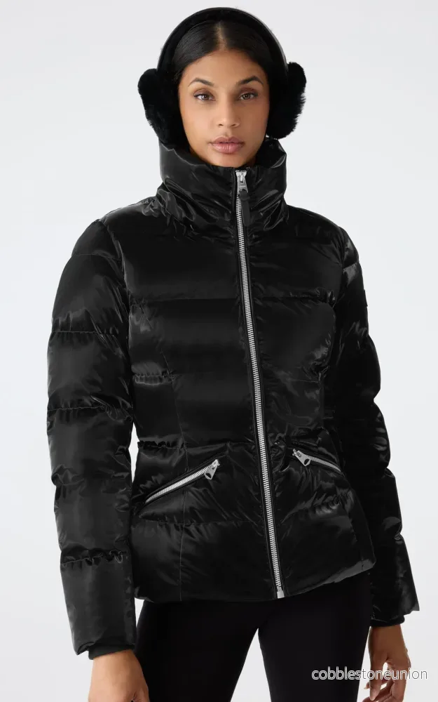 Black Madalyn Glo Puffer Jacket – Women Black Madalyn Glo Puffer Jacket – Women