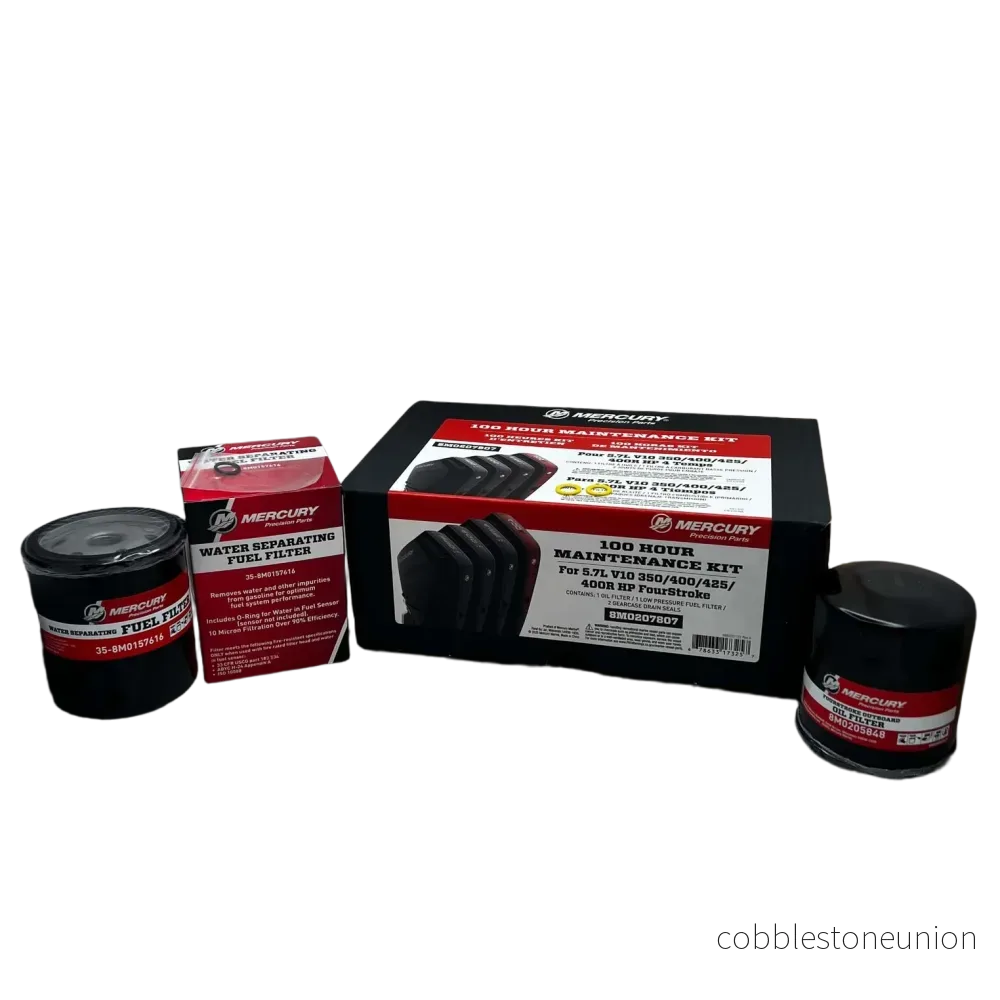 Mercury 100-timers servicesett V10 Verado – 8M0207807 Mercury 100-timers servicesett V10 Verado – 8M0207807