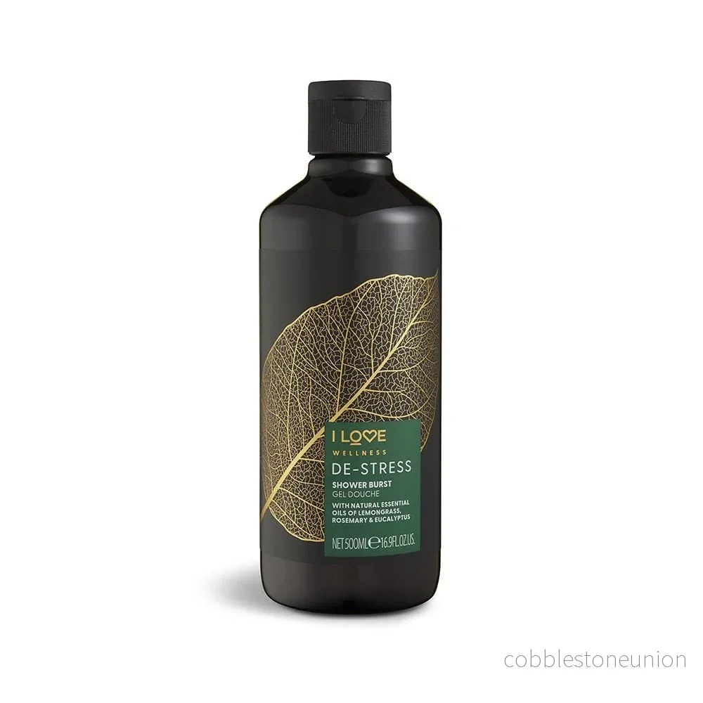 I Love, Wellness De-Stress, Vegan, Rosmarin, Eukalyptus & Citrongräs, Rengörande, Duschgel, För alla hudtyper, 500 ml I Love, Wellness De-Stress, Vegan, Rosmarin, Eukalyptus & Citrongräs, Rengörande, Duschgel, För alla hudtyper, 500 ml
