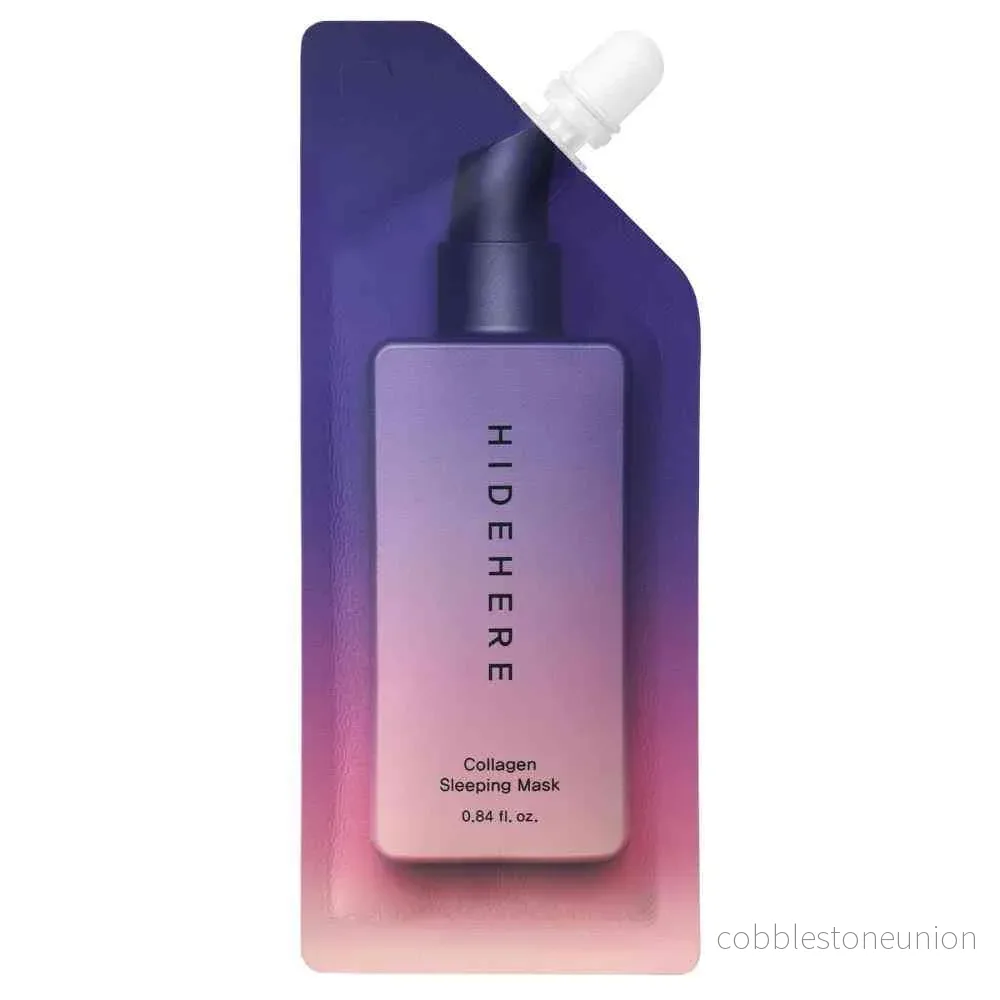 HideHere, Collagen Sleeping Mask, Hydrating & Moisturising, Nattsömnsmask, 25 ml HideHere, Collagen Sleeping Mask, Hydrating & Moisturising, Nattsömnsmask, 25 ml