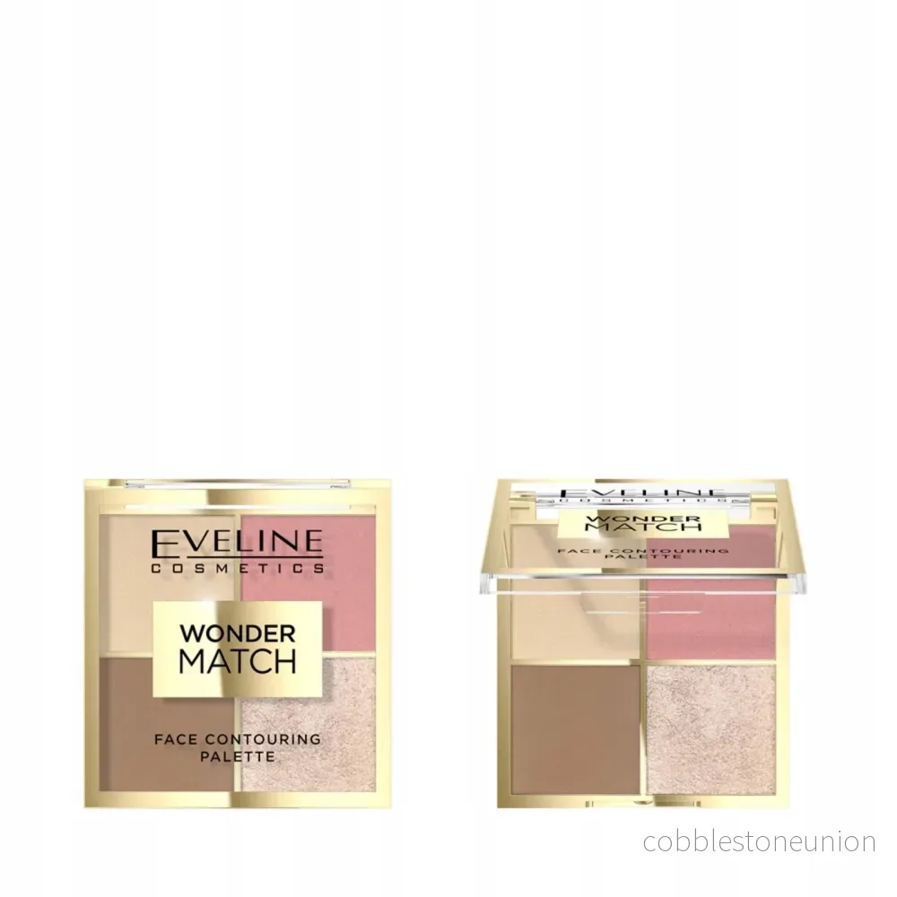Eveline Cosmetics, Wonder Match, Contour Palette, 4 Shades, 02, 10.8 g Eveline Cosmetics, Wonder Match, Contour Palette, 4 Shades, 02, 10.8 g
