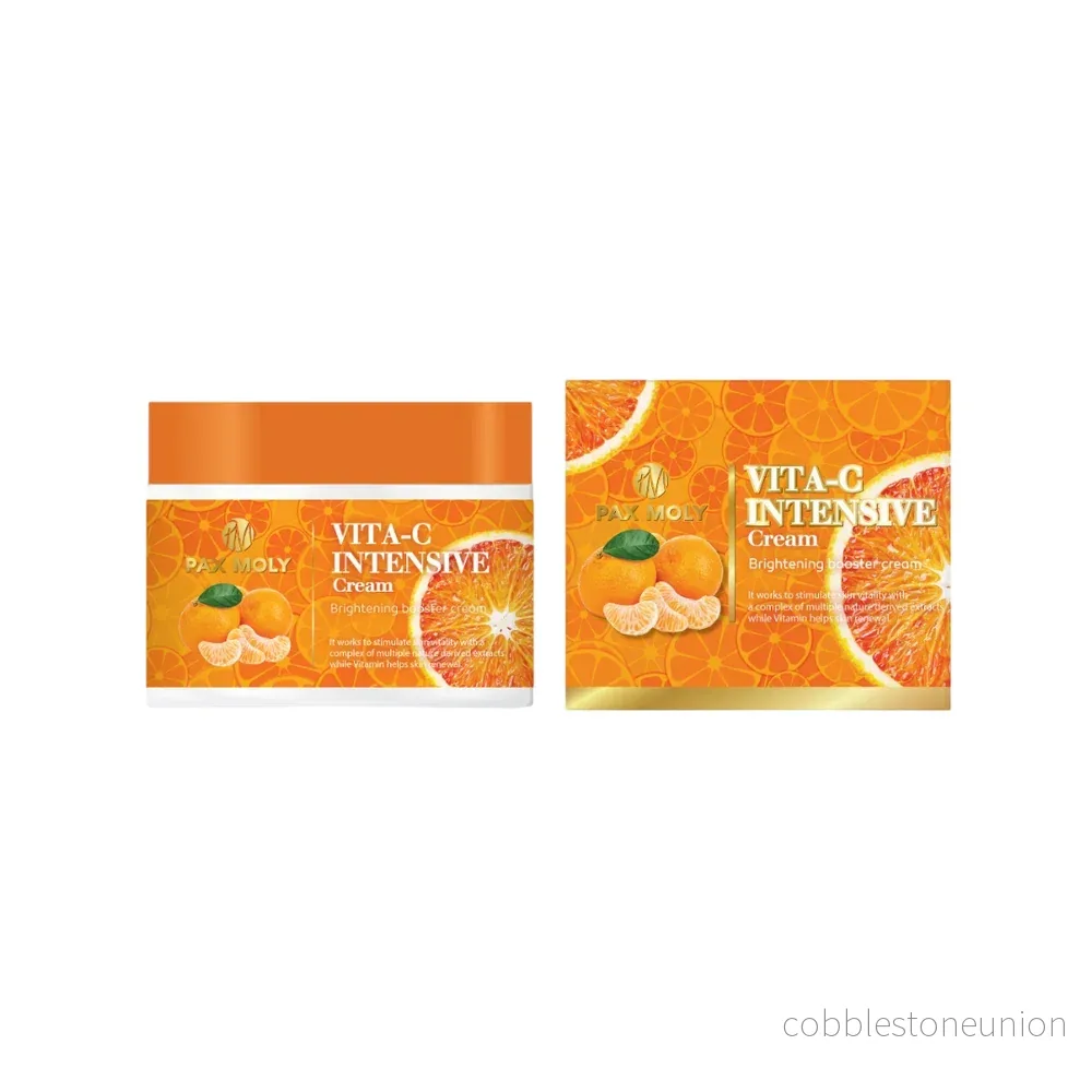 PaxMoly, Vitamina C Intensive, Hydrating & Brightening & Anti-Aging, Grädde, För ansiktet, 100 ml