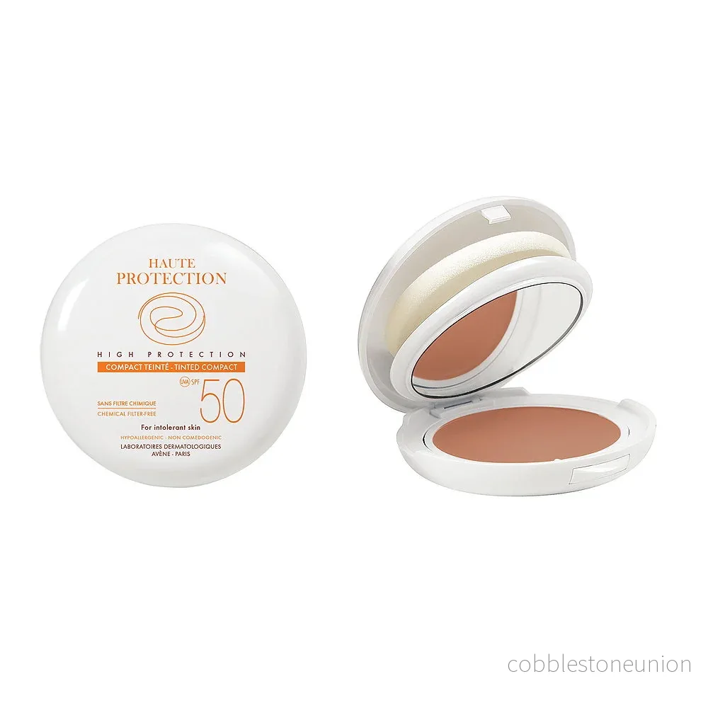 Avene, högt skydd, kompakt foundation, Dore, SPF 50, 10 g