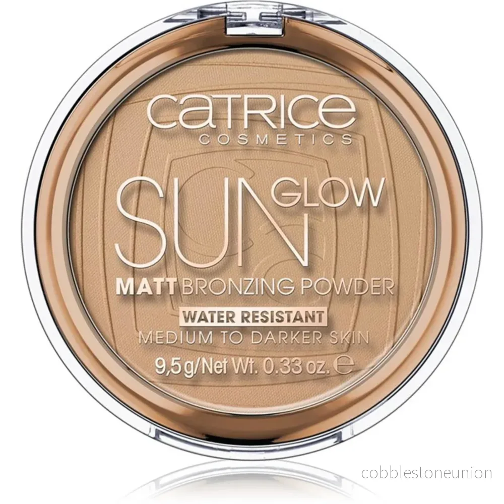 Catrice, Sun Glow, Natural, Bronzer Compact Powder, 035, Universal Bronze, 9.5 g