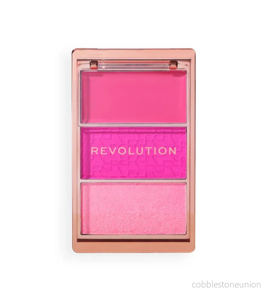 Makeup Revolution, Blush Icon, Rougepalett, Hot Pink Flag, 6,3 g
