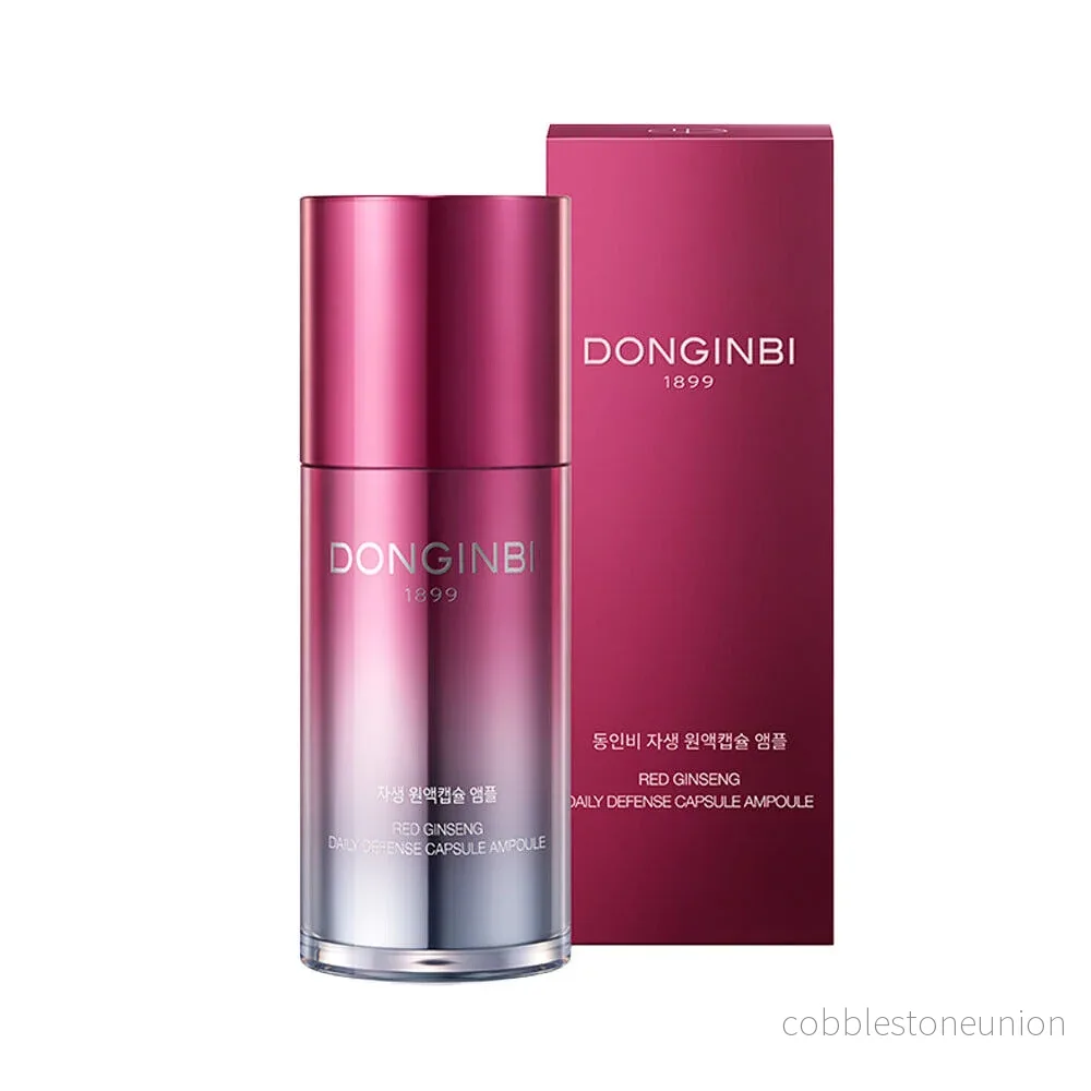 Donginbi, Red Ginseng Daily Defense Capsule Ampoule, Lystergivande, Serum, För ansiktet, 30 ml - Bild 2