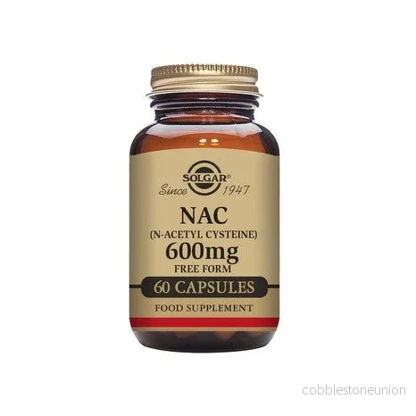 Solgar NAC (N-Acetyl-L-Cysteine) 600 mg 60 veg. kapslar Solgar NAC (N-Acetyl-L-Cysteine) 600 mg 60 veg. kapslar