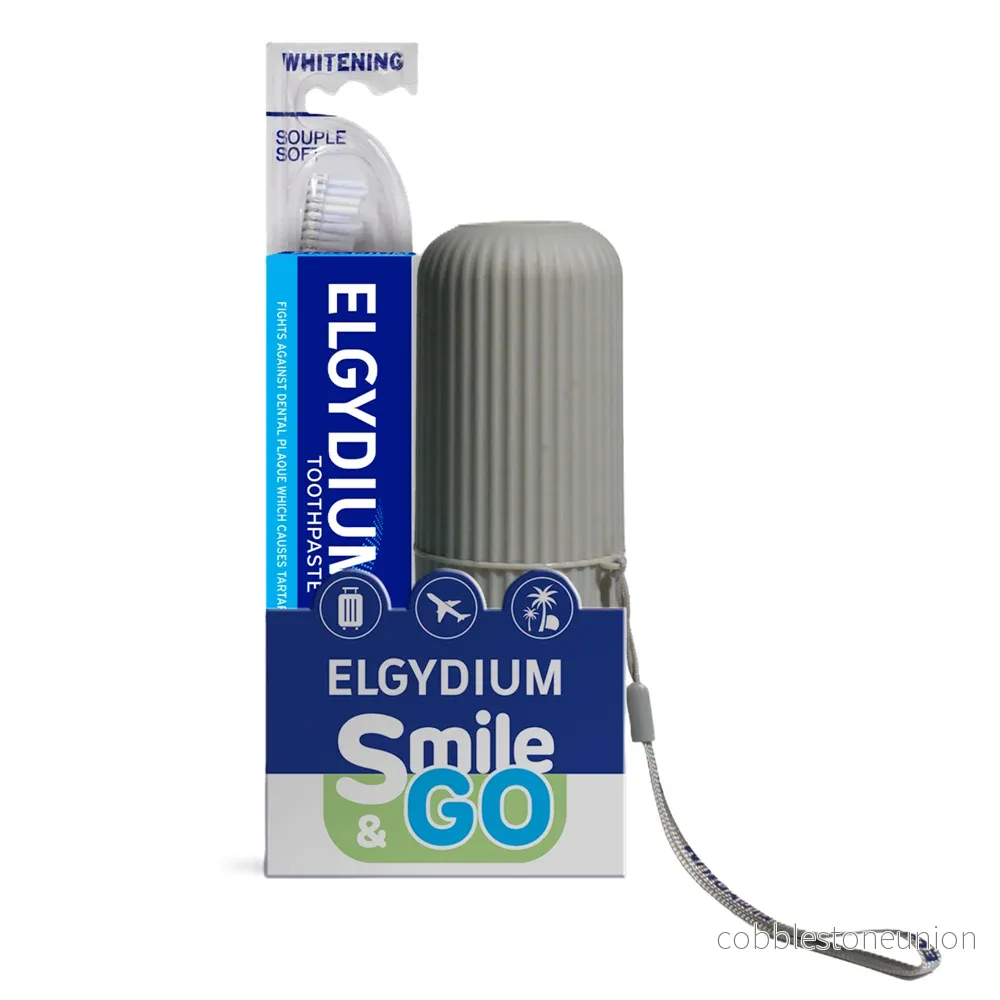 Elgydium-set: Anti-plack, Tandkräm, 75 ml + Whitening S, Tandborste Elgydium-set: Anti-plack, Tandkräm, 75 ml + Whitening S, Tandborste