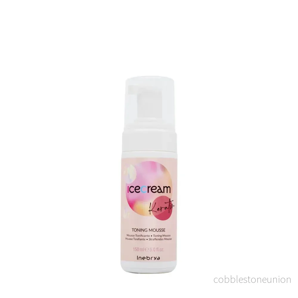 Inebrya, Ice Cream Keratin, Restructuring hair mousse, 150 ml