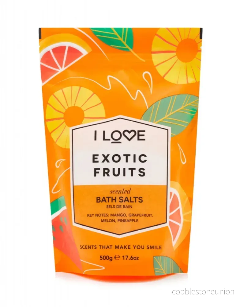 I Love, Signature Collection, Exotic Fruits, Bath Salt, 500 g