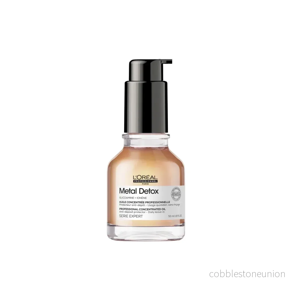 L’Oreal Professionnel, Serie Expert Metal Detox, Glykoamin + Ionene, Håroljebehandling, Antibeläggningsskydd, 50 ml L’Oreal Professionnel, Serie Expert Metal Detox, Glykoamin + Ionene, Håroljebehandling, Antibeläggningsskydd, 50 ml