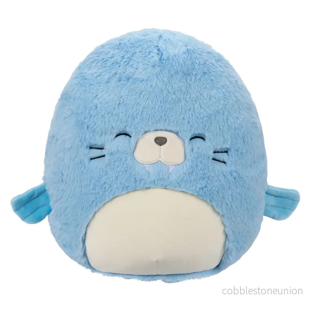Squishmallows 30 cm Fuzz A Mallows Harvey The Walrus