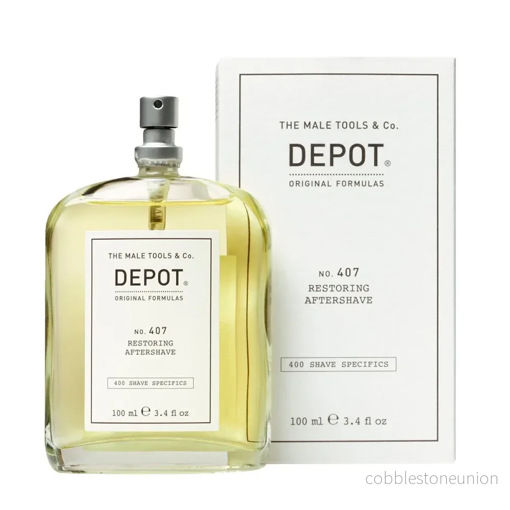 Depot, 400 Shave Specifics No. 407, Provitamin B5, Återställning och uppfriskning, After shave-lotion, 100 ml Depot, 400 Shave Specifics No. 407, Provitamin B5, Återställning och uppfriskning, After shave-lotion, 100 ml