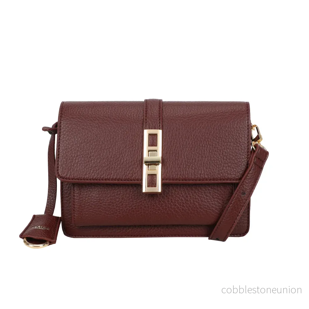 Ulrika Design Boxväska Paris burgundy