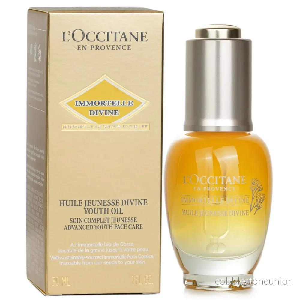 L'Occitane en Provence, Immortelle Divine, Anti-aging, Olja, För ansikte/hals & dekolletage, 30 ml - Bild 2