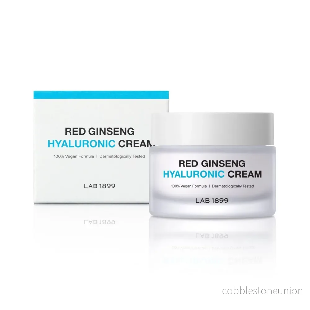 Lab 1899, Red Ginseng, Hyaluronsyra, Intensiv återfuktning, Kräm, Ansikte, 50 ml - Bild 2