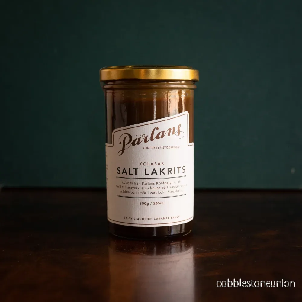 caramel sauce SALTY LIQUORICE jar
