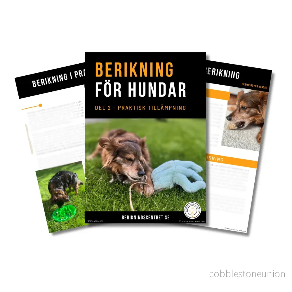 E-bok Berikning för hundar - Del 2 (Förhandsbeställning)