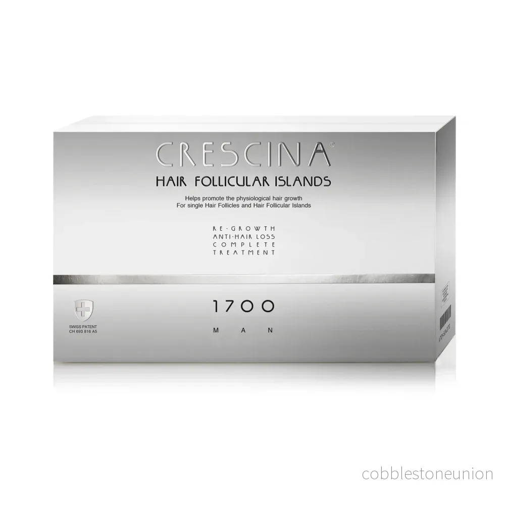 Labo Suisse, Crescina Follicular Islands 1700, Tillväxtstimulerande, Serum för ampullbehandling, För hårbotten, För män, 20 st