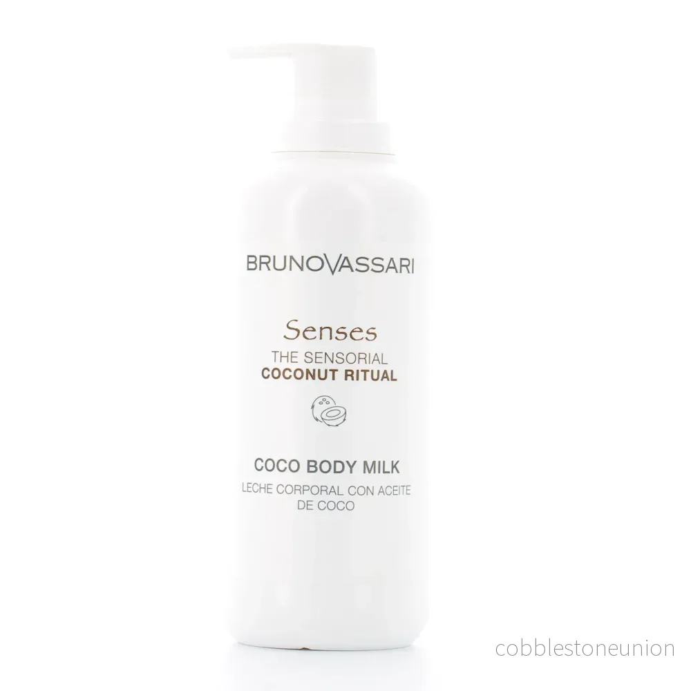 Bruno Vassari, Senses, Coconut Oil, Moisturizing, Body Milk, Morning & Evening, 400 ml