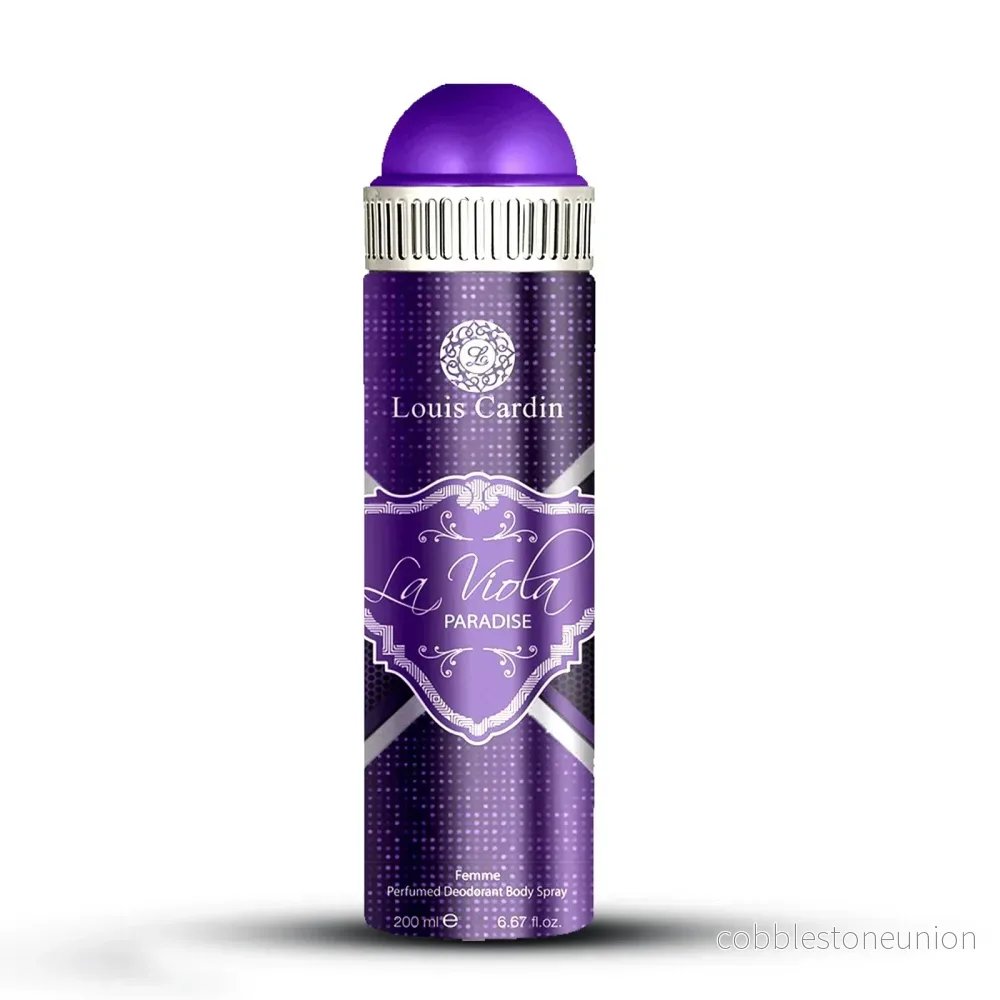 Louis Cardin, La Viola Paradise, Deodorantspray, För kvinnor, 200 ml